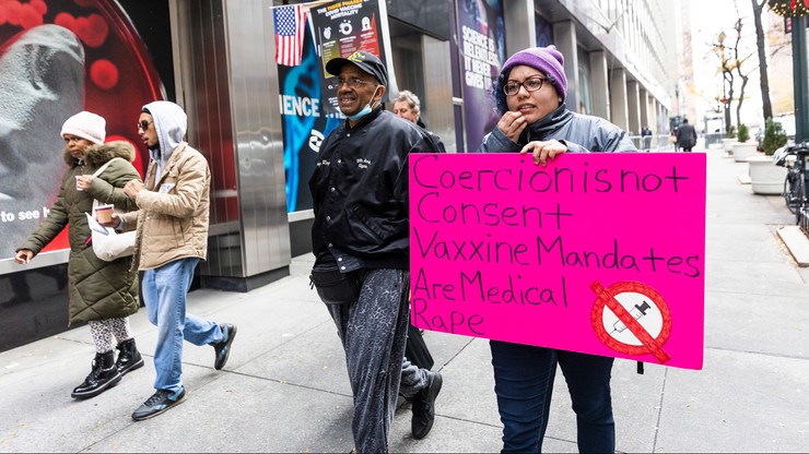 USA. Obowiązek szczepień przeciw COVID-19 dla pracowników sektora prywatnego w Nowym Jorku