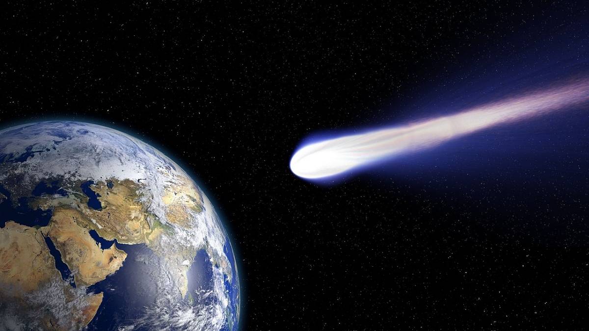 Kometa Halleya wraca w kierunku Ziemi. Fot. Pixabay.