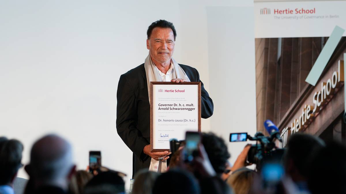 Arnold Schwarzenegger otrzymał doktorat honoris causa. "Wzór do naśladowania"