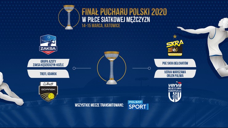 Turniej finałowy Pucharu Polski siatkarzy w katowickim Spodku!