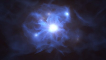 03.10.2020 08:00 Astronomowie odkryli supermasywną czarną dziurę, która uwięziła 6 galaktyk [FILM]