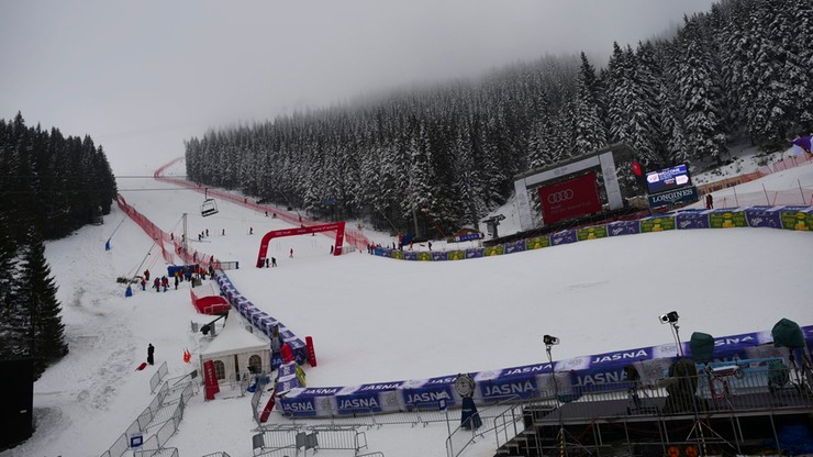 Slalom gigant kobiet na Słowacji odwołany