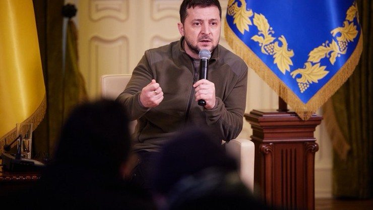 Wołodymyr Zełenski: Broń dla Ukrainy to zbawienie całej Europy