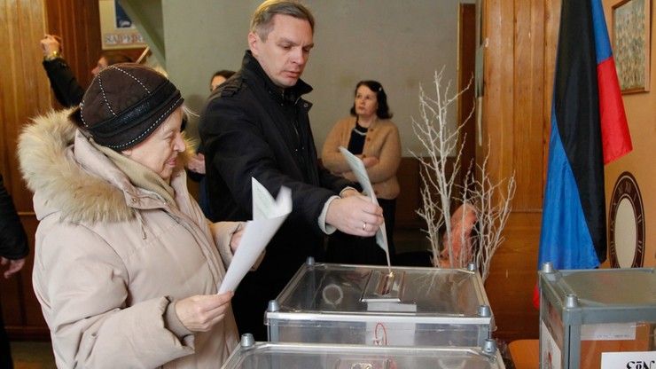 Separatyści przeprowadzili nieuznane przez Zachód wybory w Donbasie