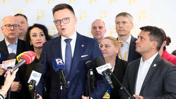 Polska 2050 straci posłów? Hołownia wspomniał o "czerwonej linii'