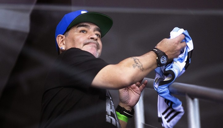 Maradona będzie wspierać Napoli na Santiago Bernabeu