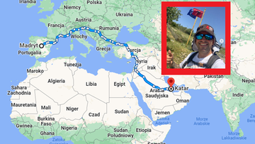 Szedł pieszo na mundial do Kataru. Zaginął w Iranie