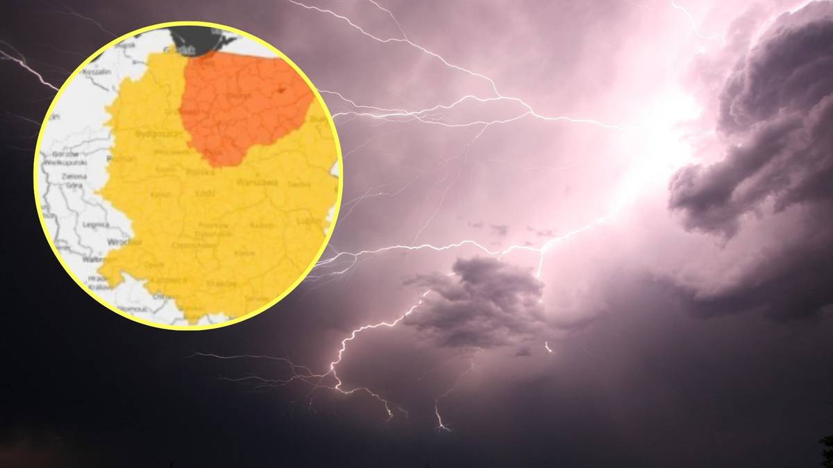 Potężne burze nadciągają nad Polskę. W kilku rejonach będzie szczególnie niebezpiecznie