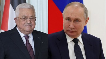 Lider Palestyny rozmawiał z Putinem. Chodzi o negocjacje między Moskwą a Kijowem