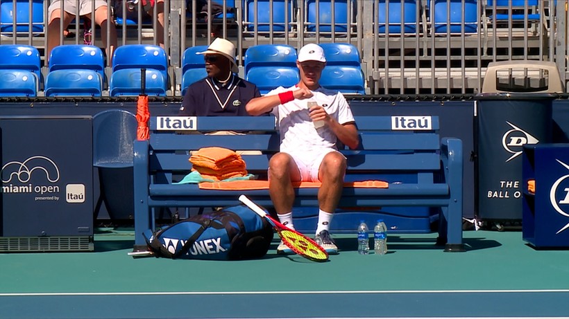 ATP w Miami: Kamil Majchrzak odpadł z turnieju. Hiszpan był za mocny