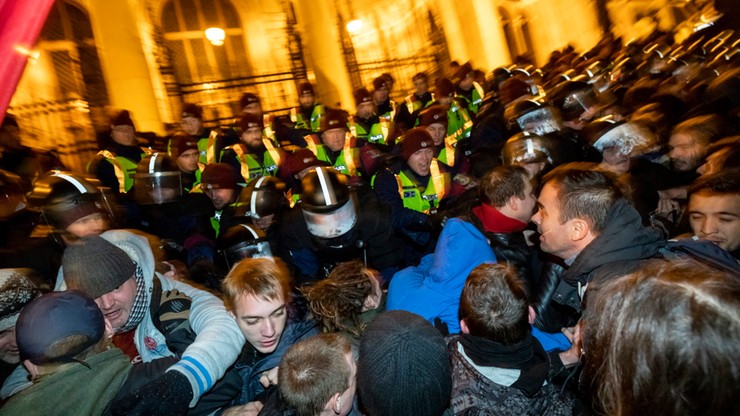 "Dyktator!" i "Mamy dość!". Demonstracja antyrządowa w Budapeszcie