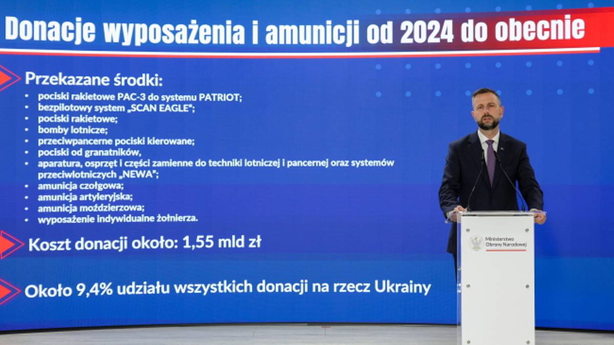 Polskie wsparcie dla Ukrainy. Szef MON ujawnia