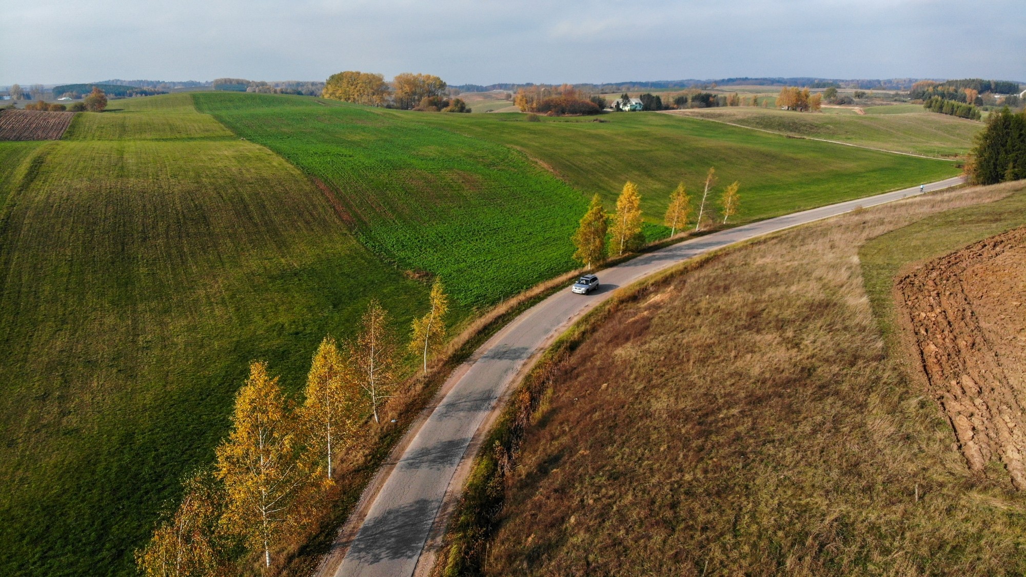 Jesień na nizinach z lotu ptaka - zdjęcie 5