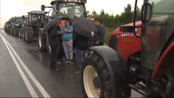 AgroUnia blokuje drogę. Rolnicy chcą spotkania z premierem