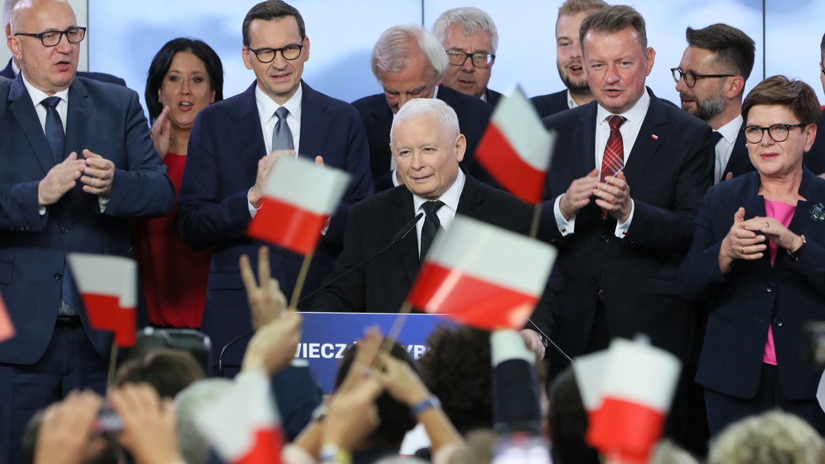 Wybory 2023. Jarosław Kaczyński: Czekajmy na dalszy rozwój wydarzeń. Mogą być ciekawe