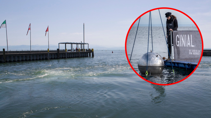 Szwajcaria. Skradziono 800-kilogramową kulę z ginem z dna Jeziora Bodeńskiego