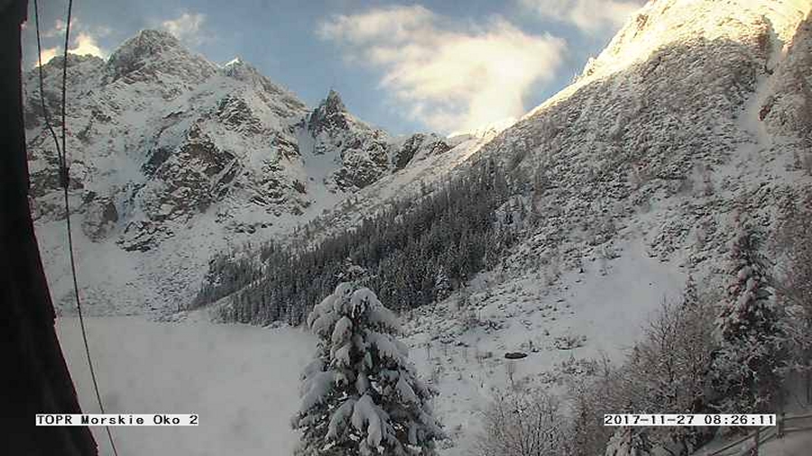 Widok na Mnicha nad Morskim Okiem. Fot. TOPR.