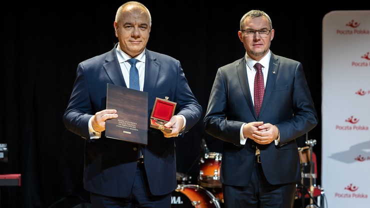 Jacek Sasin odznaczony medalem za zasługi dla Poczty Polskiej