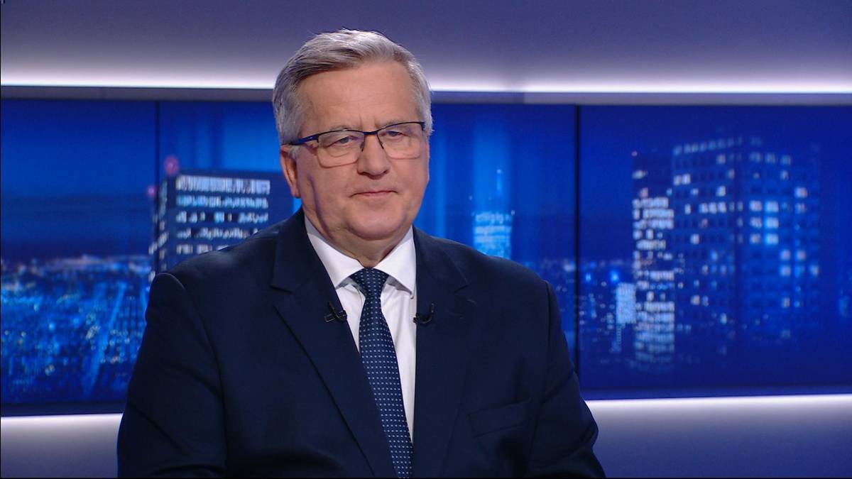 Bronisław Komorowski w programie "Gość Wydarzeń"