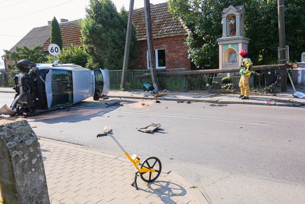 Wypadek w Jankowie Przygodzkim