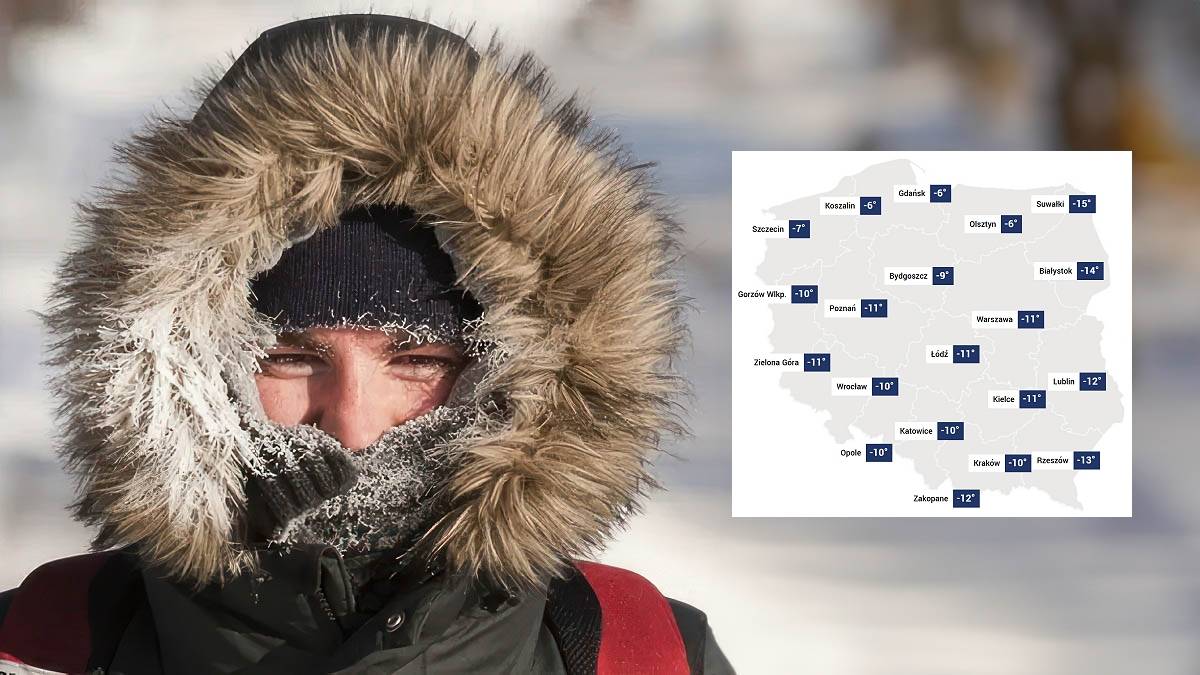 Największy mróz tej zimy. Fot. TwojaPogoda.pl
