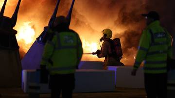 Pożar na stadionie! Mecz musiał zostać przełożony