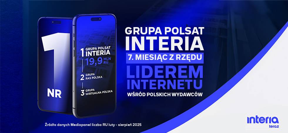 GRUPA POLSAT - INTERIA SIÓDMY MIESIĄC Z RZĘDU LIDEREM INTERNETU