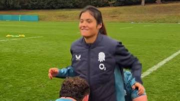 Chwilowa zmiana dyscypliny! Znana tenisistka sprawdziła się w nowej roli (WIDEO)