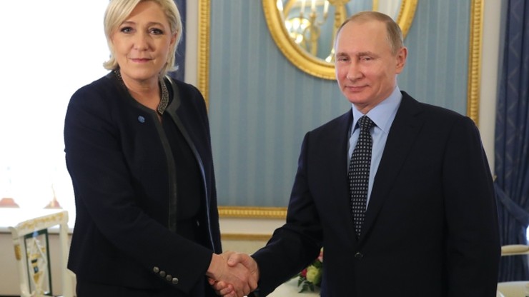 Le Pen zapowiedziała, że będzie rozważać zniesienie sankcji wobec Rosji