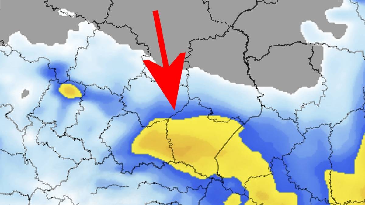 Nadchodzą deszczowe chmury. Fot. imweather.com