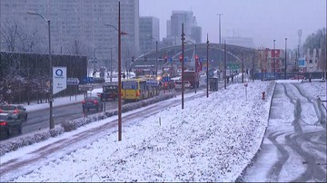 Blisko 50 kolizji po opadach śniegu na śląskich drogach