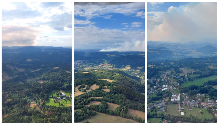 Czechy: Pożar parku narodowego Czeska Szwajcaria. Gasić ogień pomogą polscy strażacy i policjanci