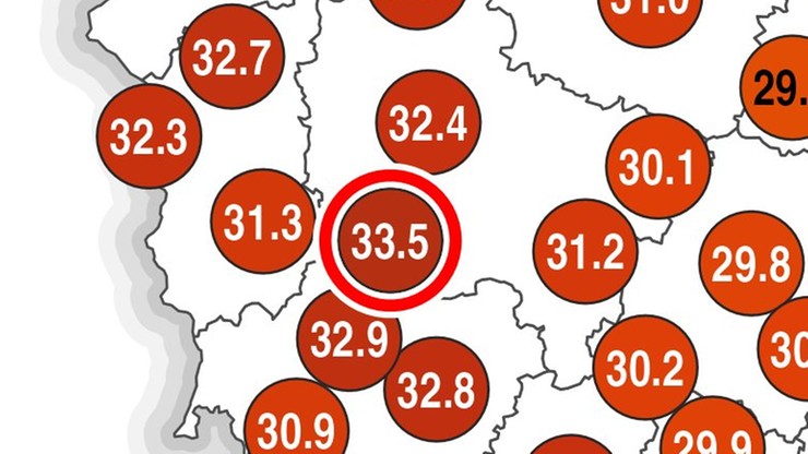 IMGW: Najwyższa temperatura w niedzielę zanotowana na stacji synoptycznej w Lesznie