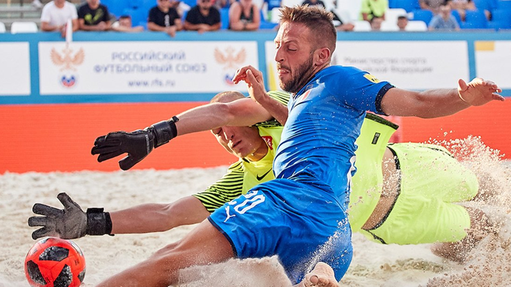 Eliminacje MŚ w beach soccerze: Polacy znowu ulegli Włochom