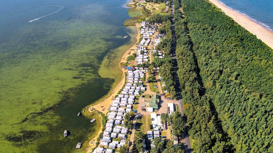 Półwysep Helski z lotu ptaka. Fot. TwojaPogoda.pl