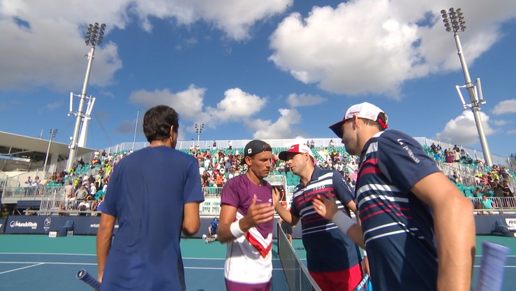 ATP w Miami: Porażka Kubota i Melo po zaciętym meczu z braćmi Bryan