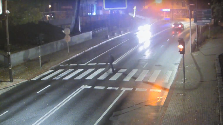 Olsztyn: pieszy szedł po przejściu, kierowca nawet nie próbował hamować