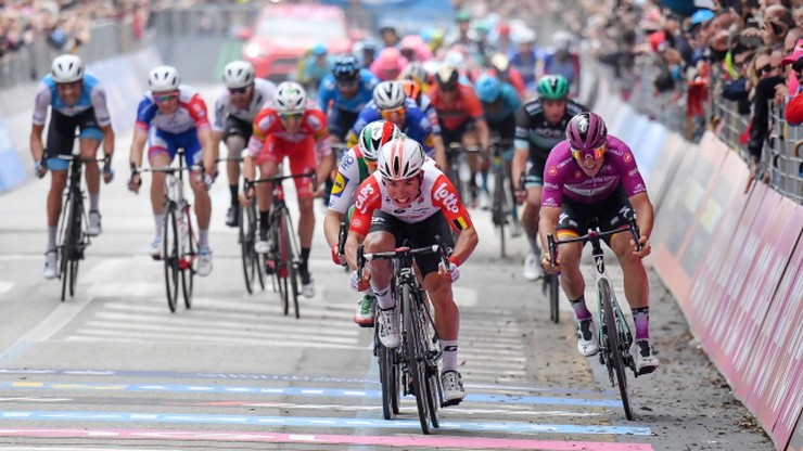 Giro d'Italia: Ewan wygrał 11. etap, Conti pozostał liderem