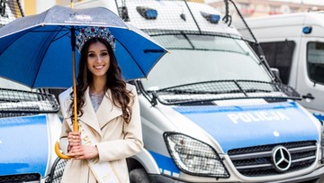 Miss Polski współpracowała z policją. Niejeden chciałby być zatrzymany przez taki patrol