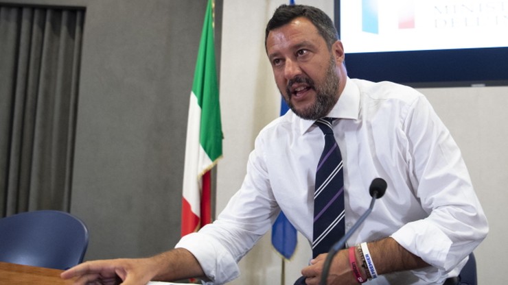 Podział w koalicji rządzącej we Włoszech. Salvini opowiada się za rozpisaniem nowych wyborów