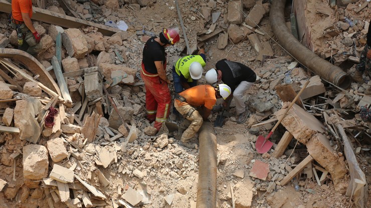 Szukali ocalałych miesiąc po wybuchu w Bejrucie. Są nowe informacje