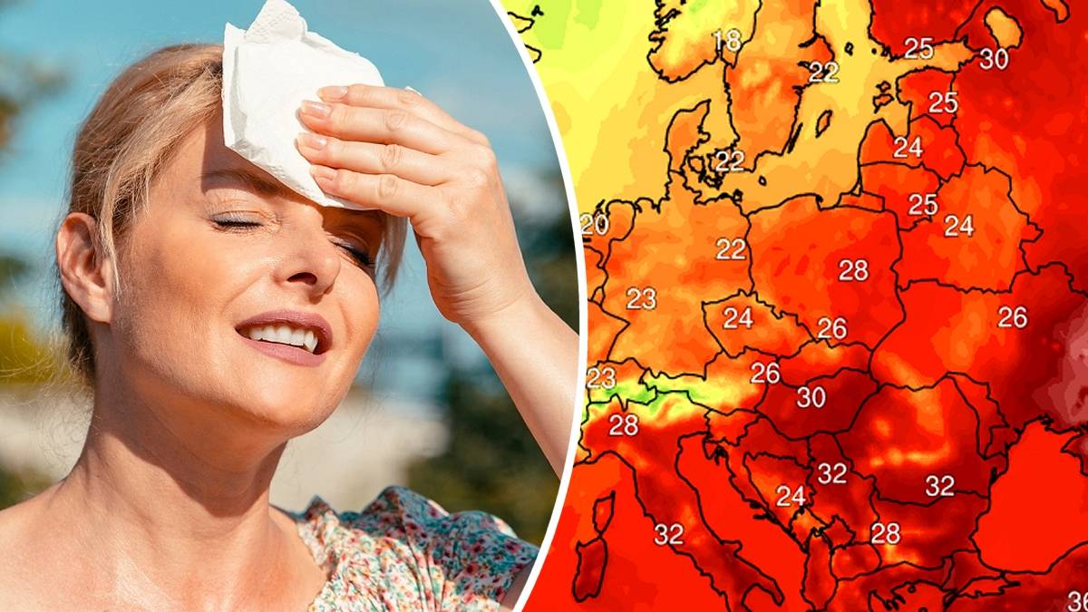 Zrobi się bardzo gorąco i duszno. Fot. climatereanalyzer.org