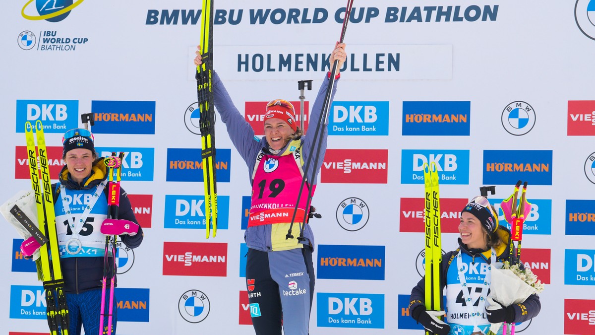 PŚ w biathlonie: Herrmann-Wick najlepsza w Oslo. Niemka z małą Kryształową Kulą