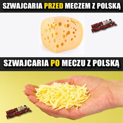"Przybyłem, zobaczyłem, no i 1/4". Memy po meczu Szwajcaria - Polska