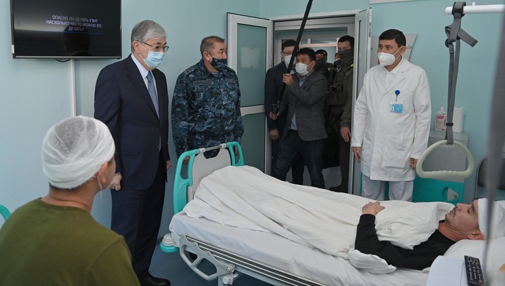 Prezydent Kazachstanu odwiedził Ałmaty po raz pierwszy od zamieszek