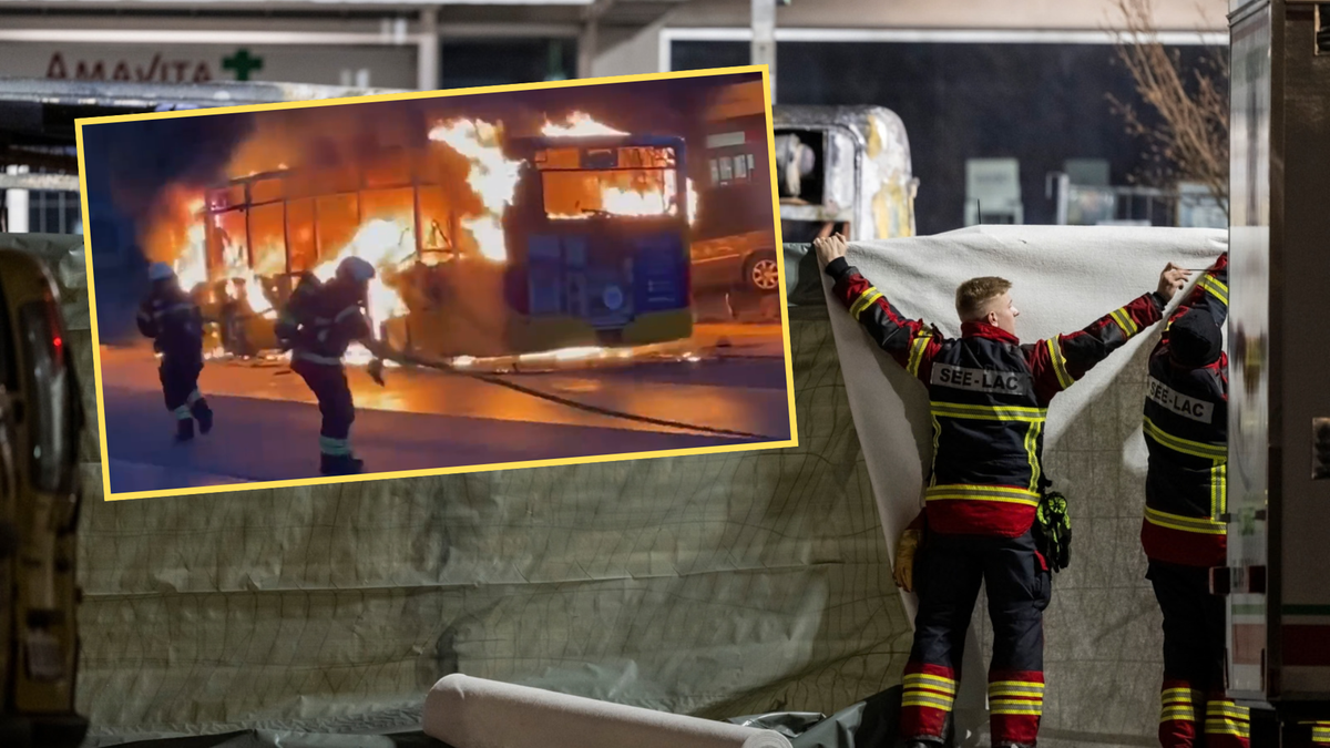 Tragedia w Szwajcarii. Mężczyzna podpalił się w autobusie, są ofiary