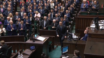 Wyjątkowa sytuacja w Sejmie. Prezydent wrócił na mównicę