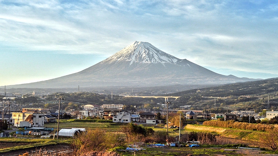 Wulkan Fudżi w Japonii. Fot. Max Pixel.