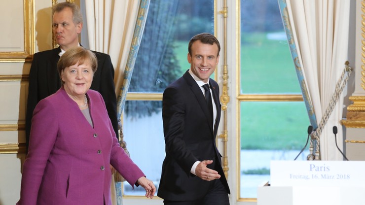 Macron i Merkel opracują wspólny plan reform Unii Europejskiej