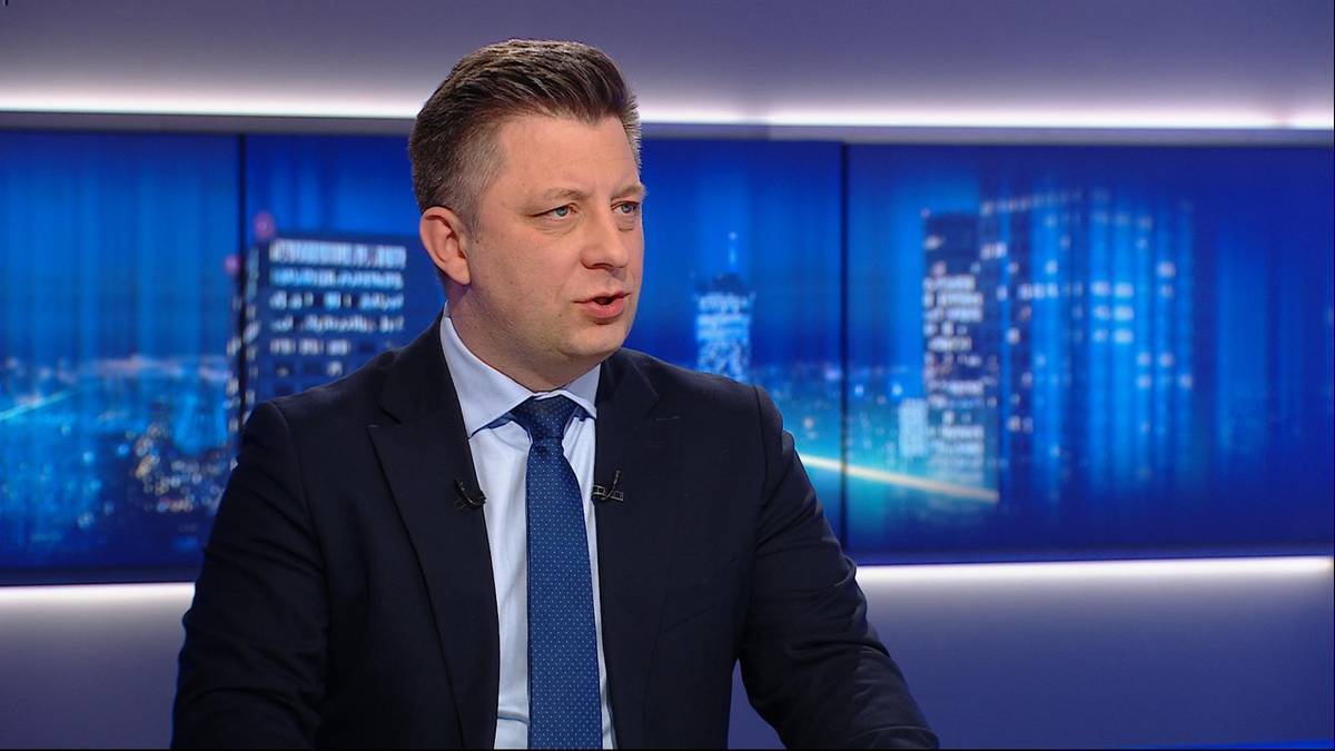 Michał Dworczyk on the show "Gość Wydarzeń"